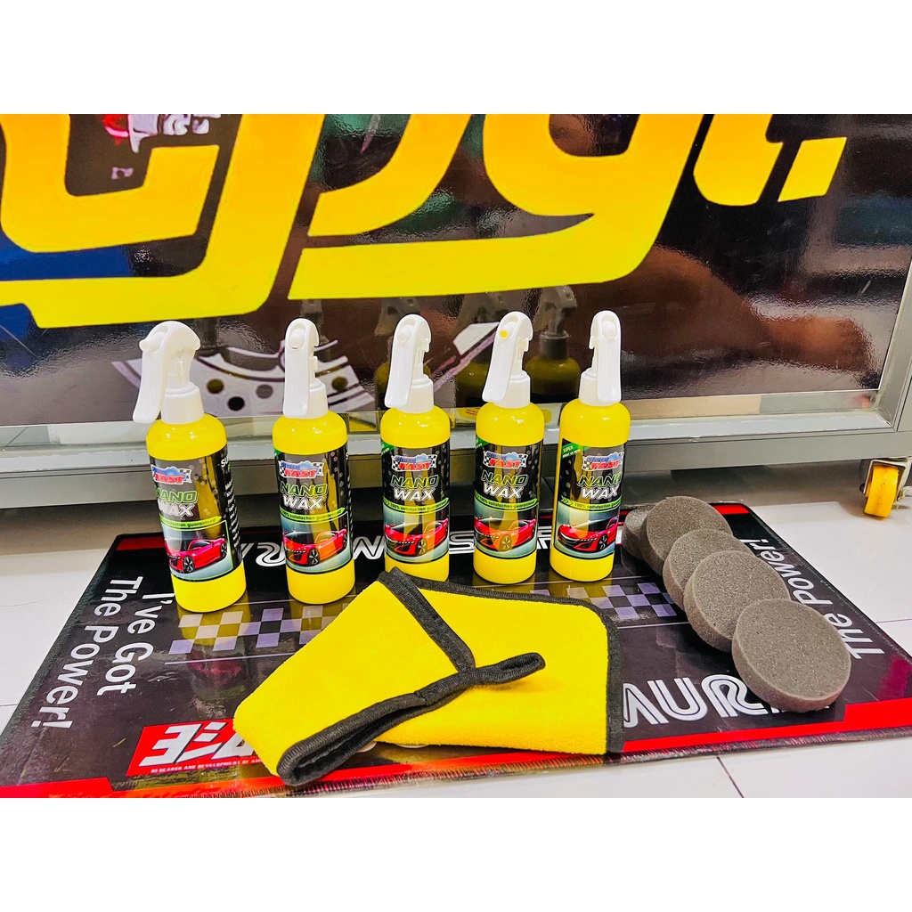[ Tặng Mút và khăn ] Dung dịch phủ dưỡng bóng dàn áo supper fast nano wax 🇹🇭✌