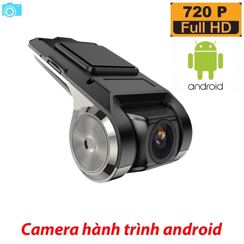 Cam hành trình mã U2 tích hợp màn androi qua cổng USB