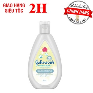 Sữa tắm gội Johnsons baby cotton 50ml