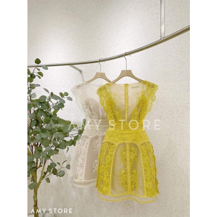 Đầm ren thiết kế form chữ A