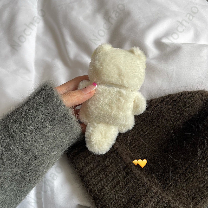 Vỏ Bảo Vệ Hộp Sạc Tai Nghe airpods pro / 3 / 1 / 2 / 3 pro Hình Gấu Bông Dễ Thương