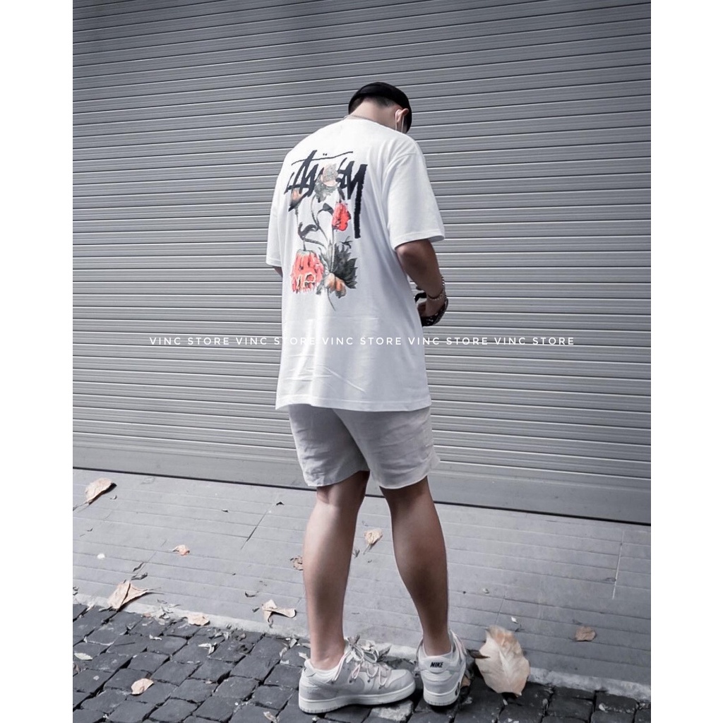 Áo thun Stussy Withered Flower unisex - CÓ SẴN