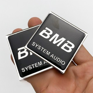 Logo Loa BMB Dán Thùng Loa Vuông 5cm - 2 Tem