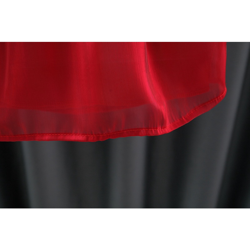 Twilight Đầm Dài Tay Đính Nơ Lớn Hai Lớp Màu Trơn Thời Trang Xuân Thu Cho Bé Gái Sơ Sinh Dự Tiệc Sinh Nhật