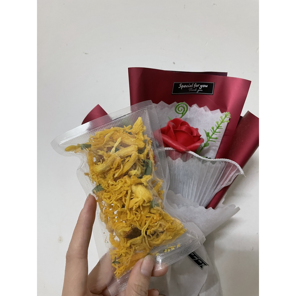 Khô gà lá chanh gói 50g đóng túi nhỏ- Tiệm ăn vặt nhà Belle