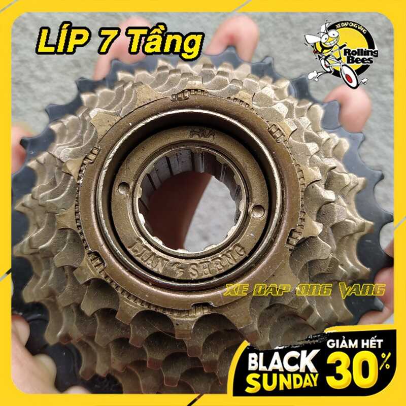 Nhông Líp 7 Tầng xe đạp cuộc, xe đạp địa hình Siêu bền