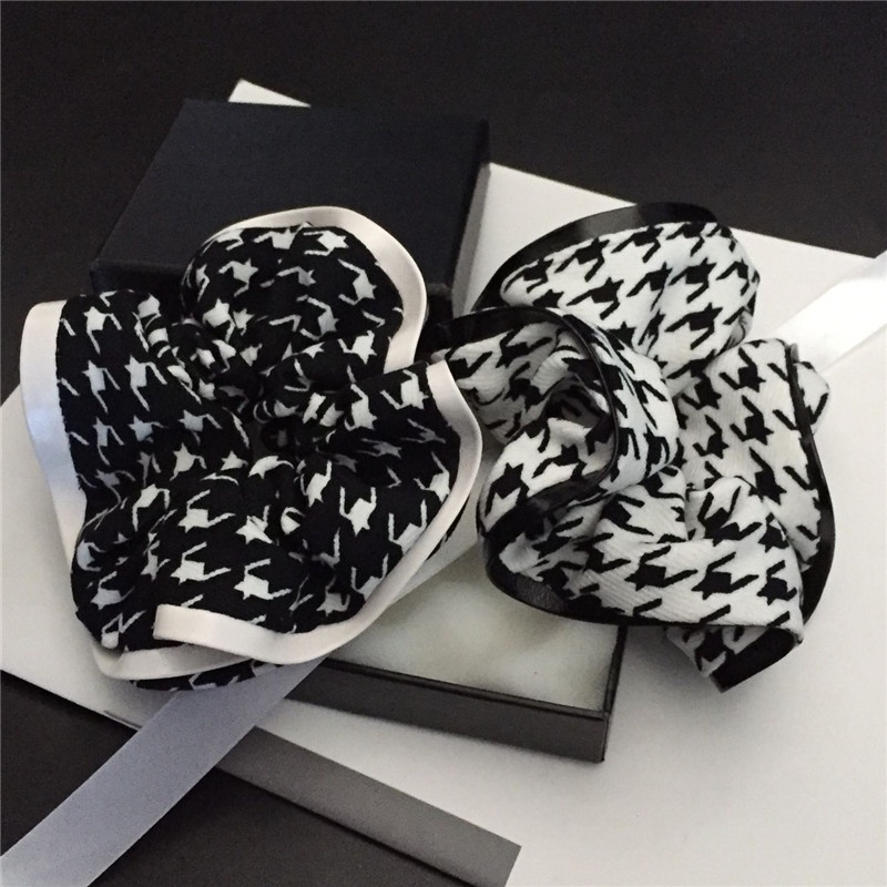 Dây Cột Tóc Họa Tiết Caro Đơn Giản Thời Trang Cho Nữ