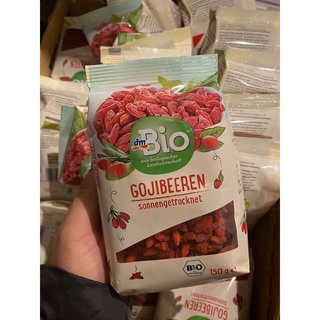 Hạt kỳ tử hữu cơ organic DM Bio Goji Beeren Đức 150g tốt cho sức khoẻ &amp; trẻ nhỏ - Gemizy Shop