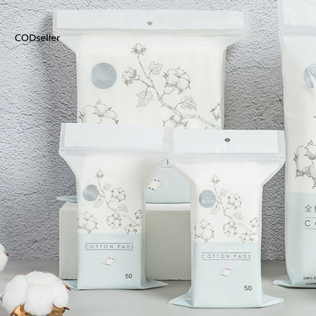Set 50 / 222 Miếng Bông Tẩy Trang Hai Mặt Bằng Cotton