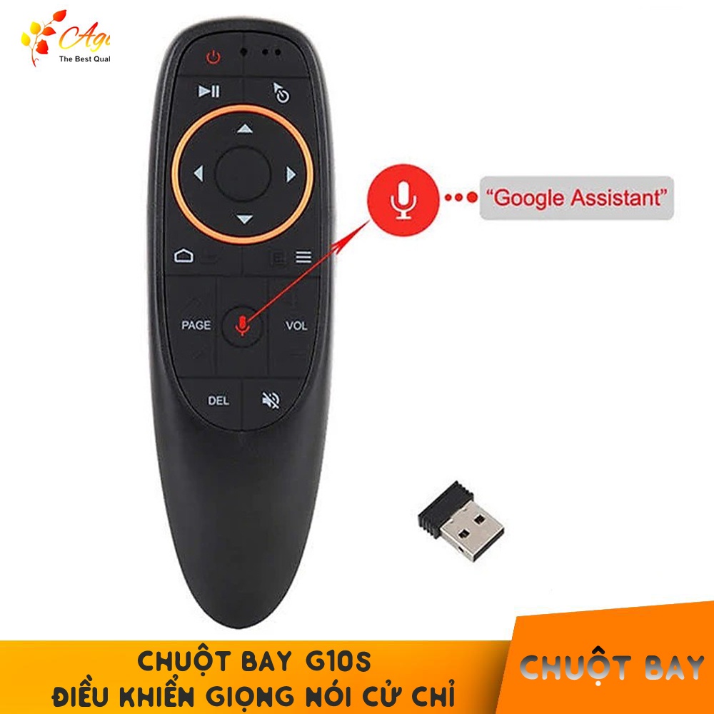 Chuột Bay g10s Điều Khiển Tìm Kiếm Giọng Nói Air Mouse Remote Voice , Tìm kiếm nội dung bằng giọng nói - Hàng Nhập Khẩu