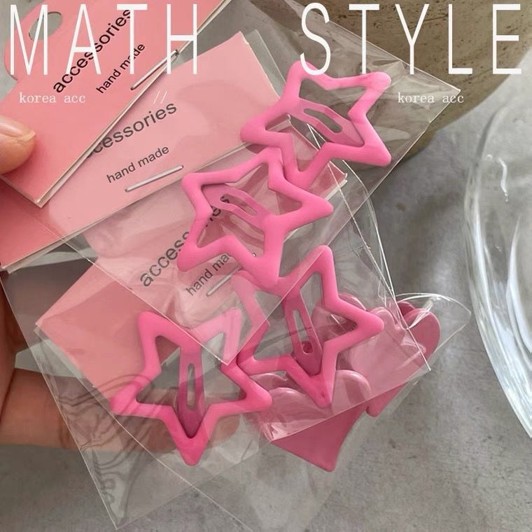 Kẹp Tóc Mái Cỡ Nhỏ Hình Ngôi Sao Năm Cánh Kiểu Hàn Quốc Dễ Thương Cho Bé Gái