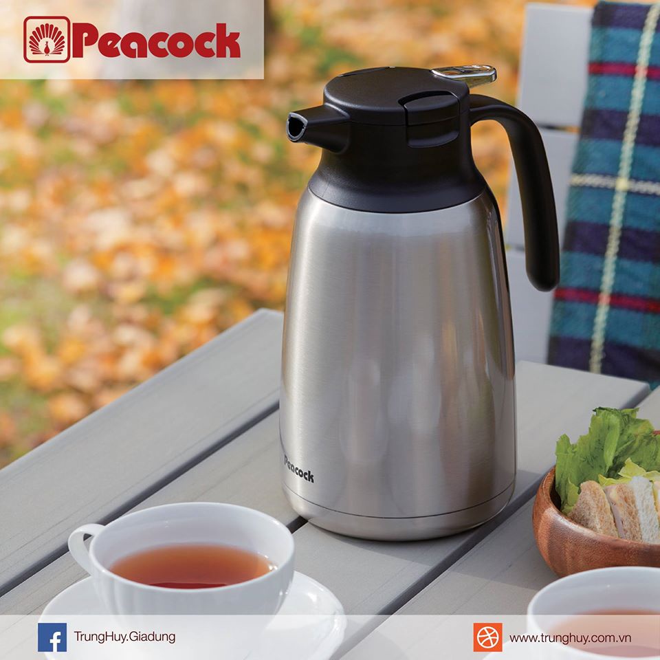 Bình giữ nhiệt Peacock Nhật Bản AHR-100, từ 1L đến 2L có sẵn 2 màu 3 size