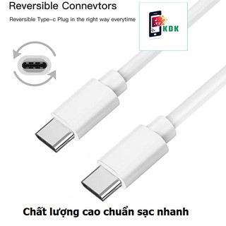 Dây cáp sạc nhanh và truyền dữ liệu Type C - C dài 1m