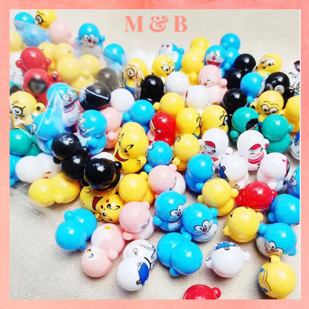 Lật đật mini, đồ chơi lật đật mini cho bé cute dễ thương kiểu dáng Squid game Doremon Pikachu Phi hành gia đáng yêu