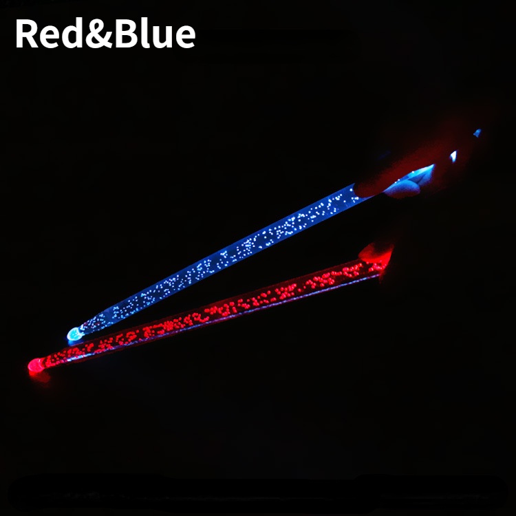 1 Cặp Gậy Đánh Trống Có Đèn LED Phát Sáng Bằng Acrylic