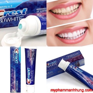 Kem Đánh Răng Crest 3D White Advanced 158gr