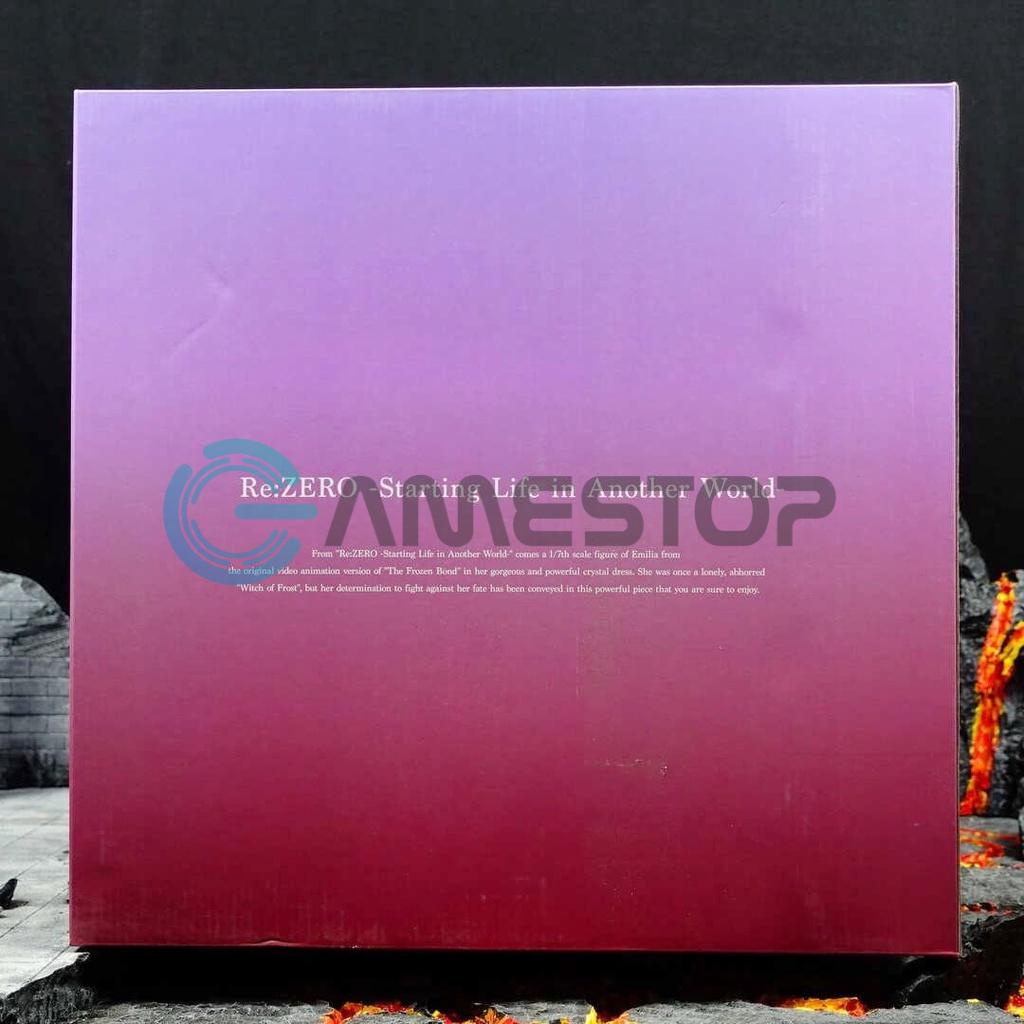 Mô hình emilia crystal dress ver dòng re zero 1/7 scale shibuya scramble figure 35cm alpha satellite RZAS02