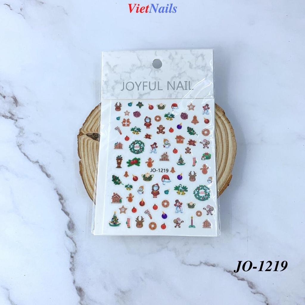 Sticker Dán Móng Noel Mới Nhất 2022 Hình Dán Trang Trí Móng Nail