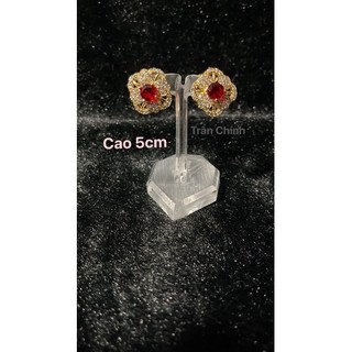 Đế mica trưng bày bông tai cao 5,5cm