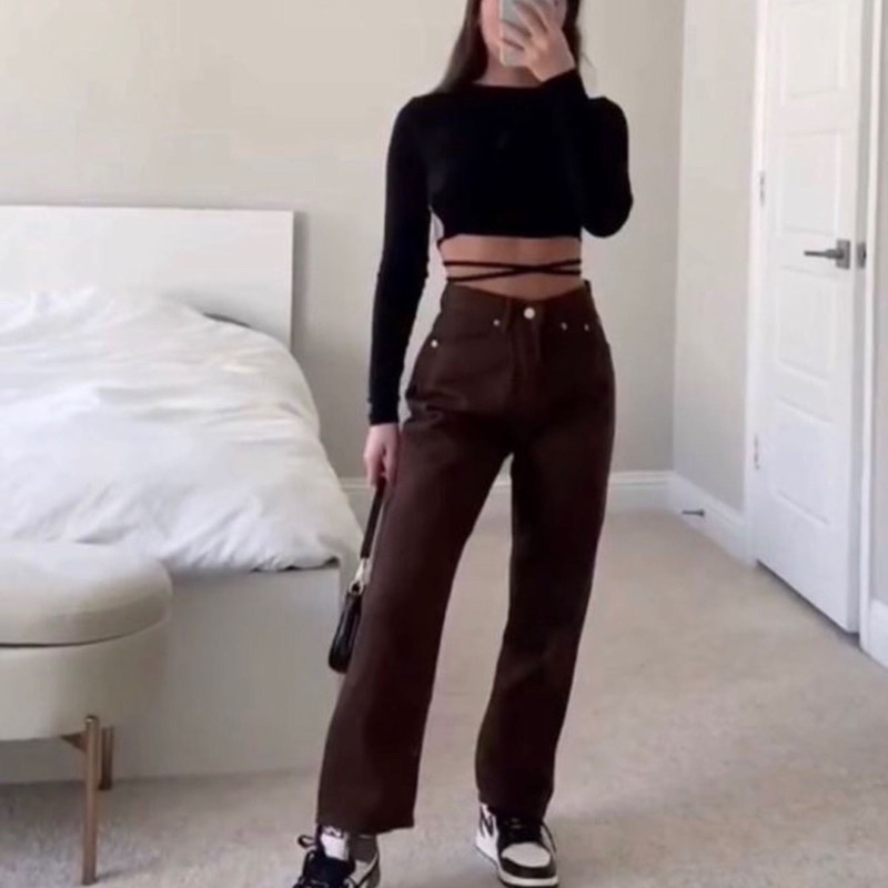 Quần jean suông Asos xuất xịn
