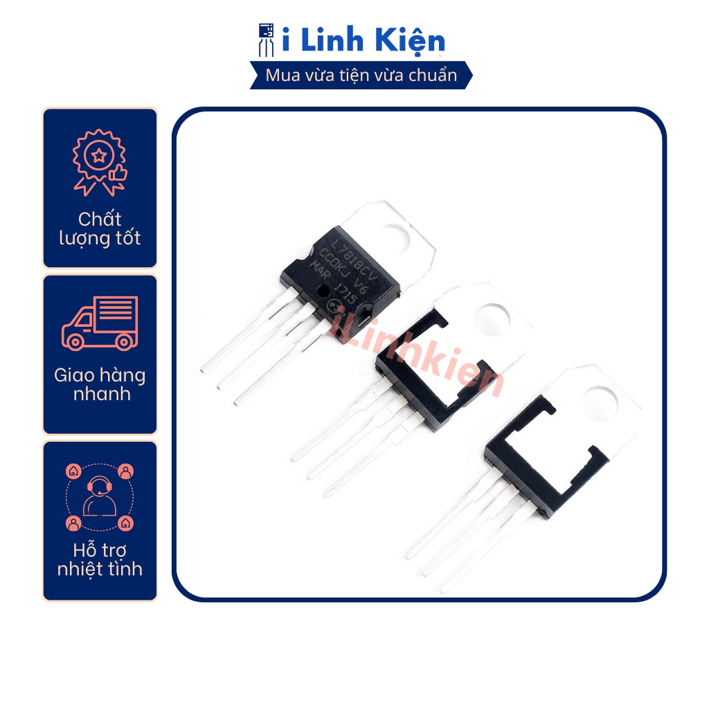 IC nguồn L7805CV 7806 7808 7809 7810 7812 7815 7818 7824 TO-92 loại tốt