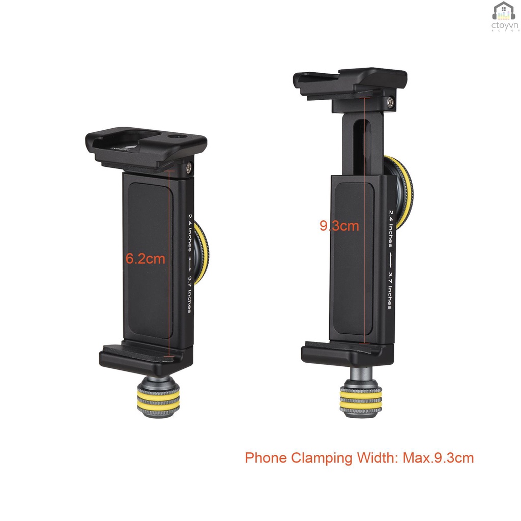 Andoer Giá Đỡ Điện Thoại Ba Chân Tiêu Chuẩn Arca Ren 1 / 4-inch Cho V