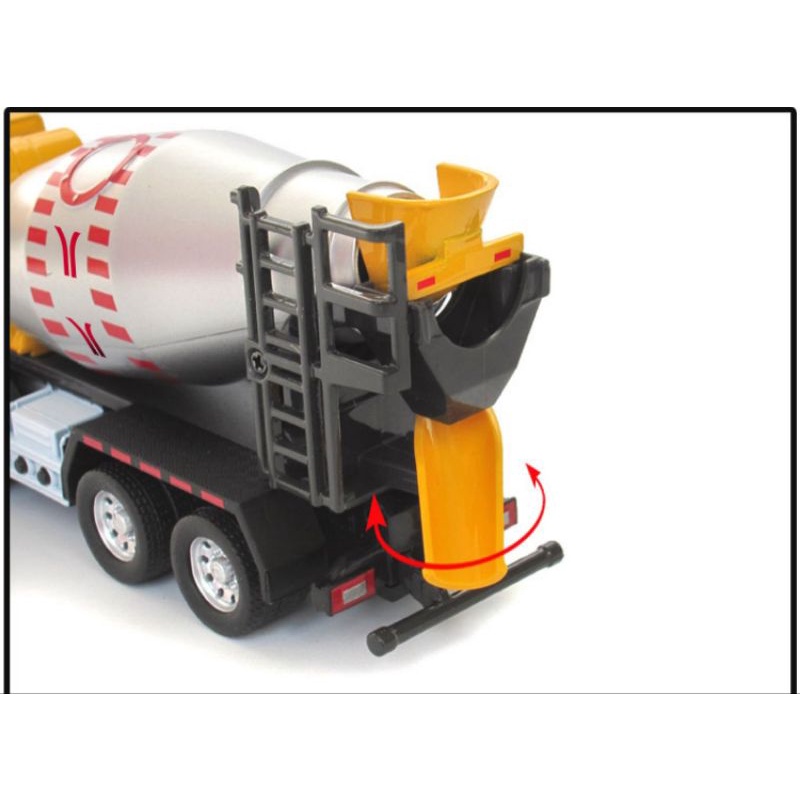 Mô hình  Xe tải  trộn bê tông hợp Kim 1:50