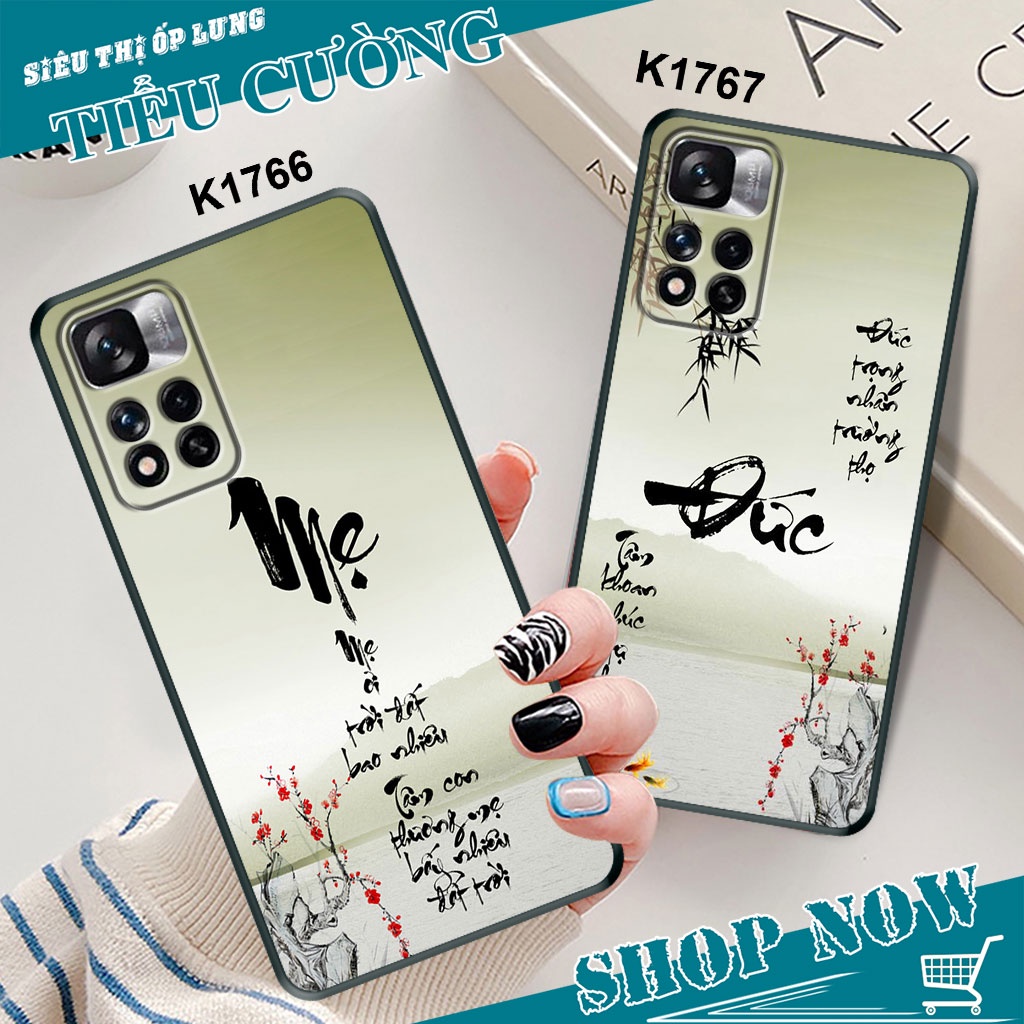 Ốp Xiaomi REDMI NOTE 11 PRO 4G / 5G / PRO PLUS / CHINA in hình Họa tiết Thư Pháp siêu đẹp,RẺ-BỀN-ĐẸP