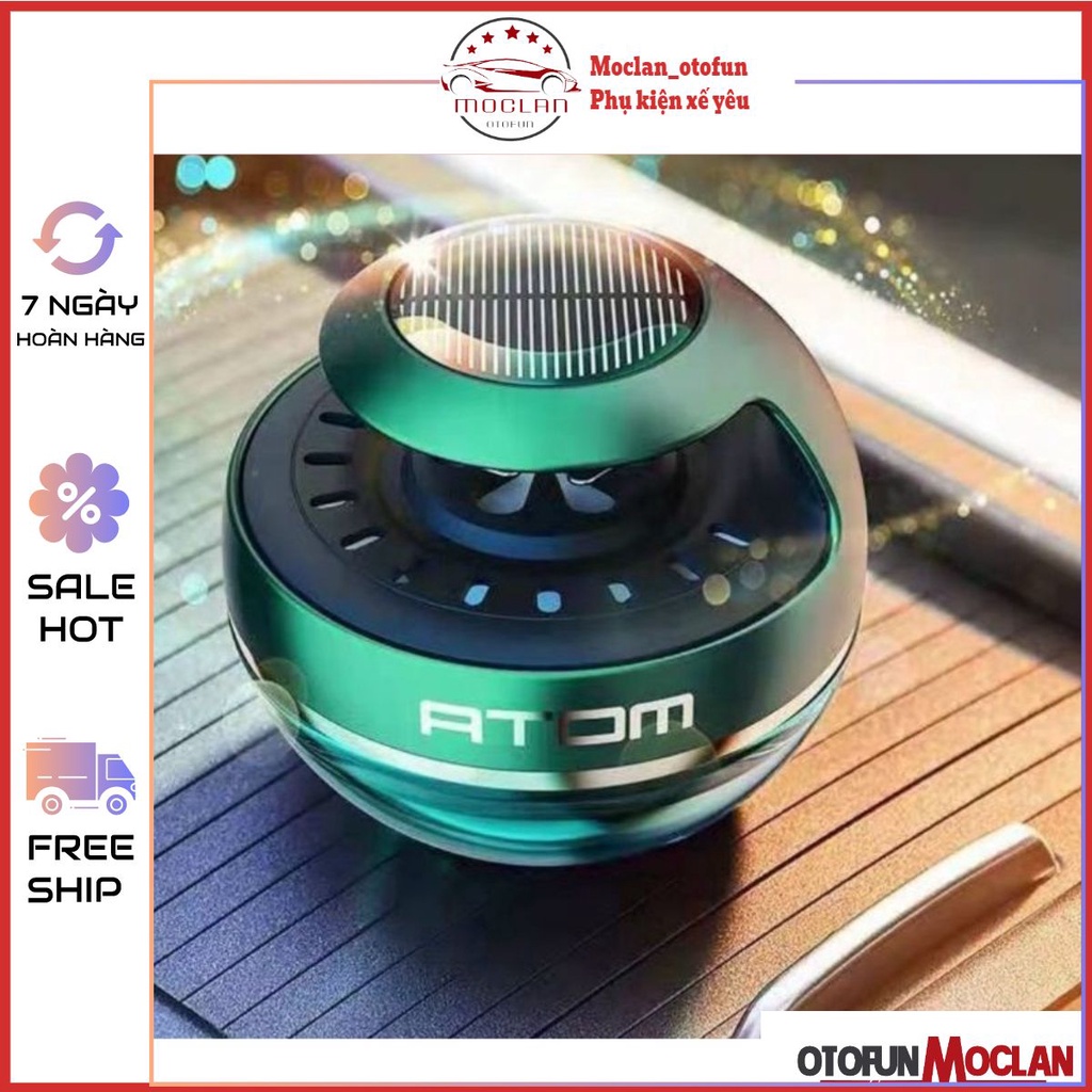 Nước Hoa Atom Cánh Quạt Xoay Bằng Năng Lượng Mặt Trời Dùng Trên Ô Tô, Xe Hơi
