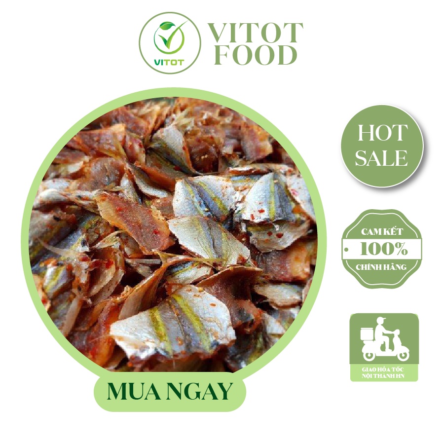 Cá Chỉ Vàng Khô VITOT Hàng Loại 1 Thịt Ngọt Thơm Ngon Số 1