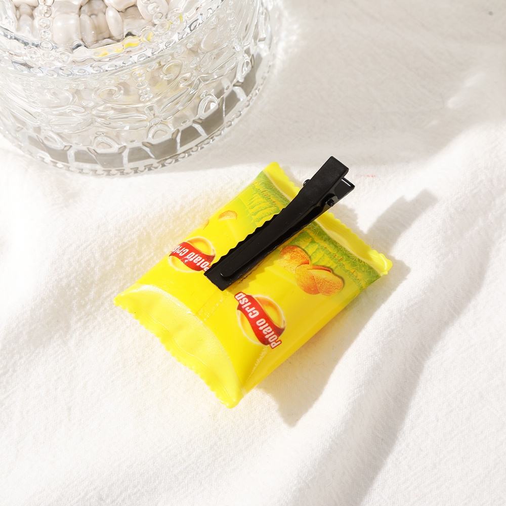 Kẹp Tóc Mái Nhỏ Hình Đồ Ăn Vặt Hoạt Hình Vui Nhộn Cho Bé Gái