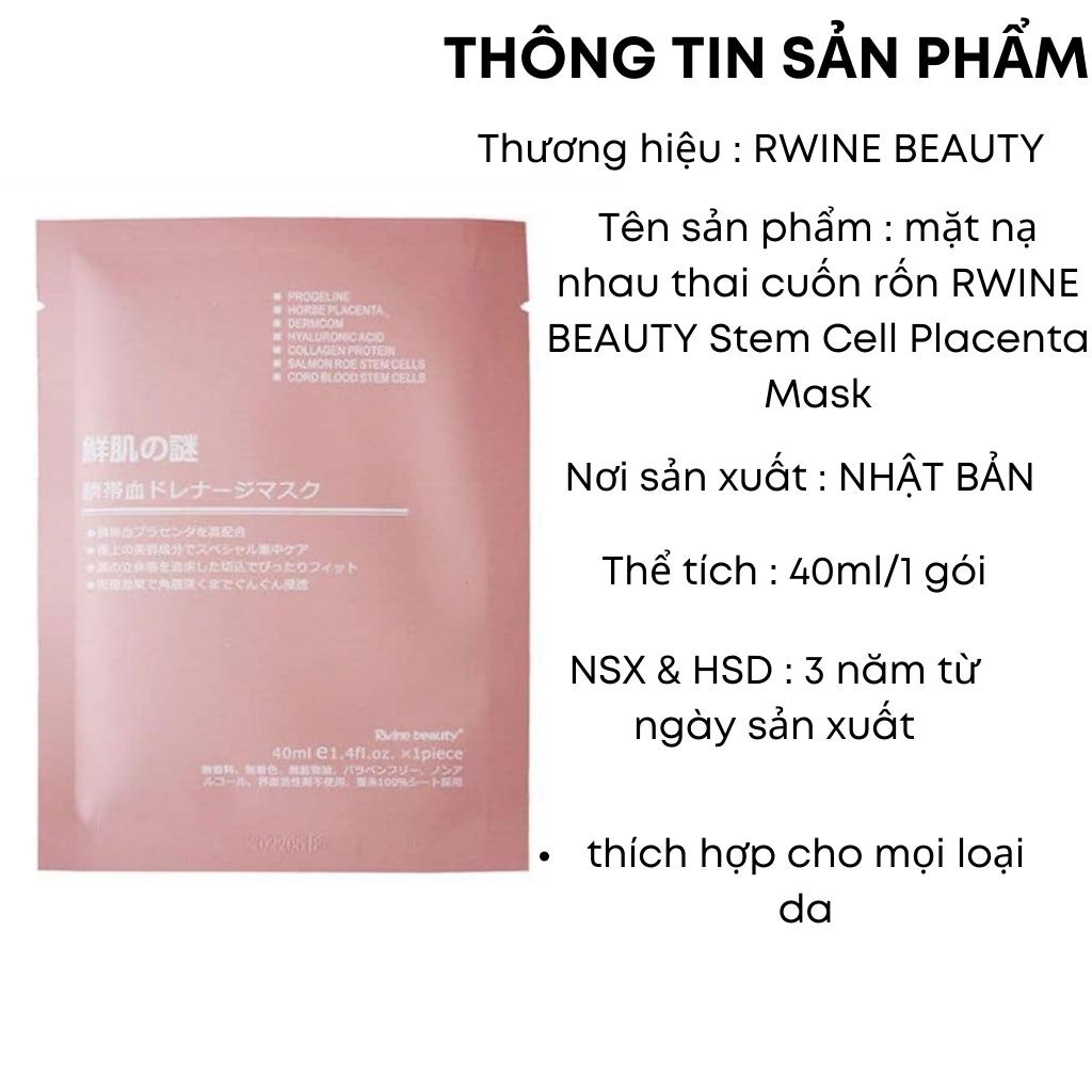 Mặt nạ nhau thai cừu tế bào gốc ⚡️Cam kết chính hãng⚡️giúp da mịn màng và căng bóng