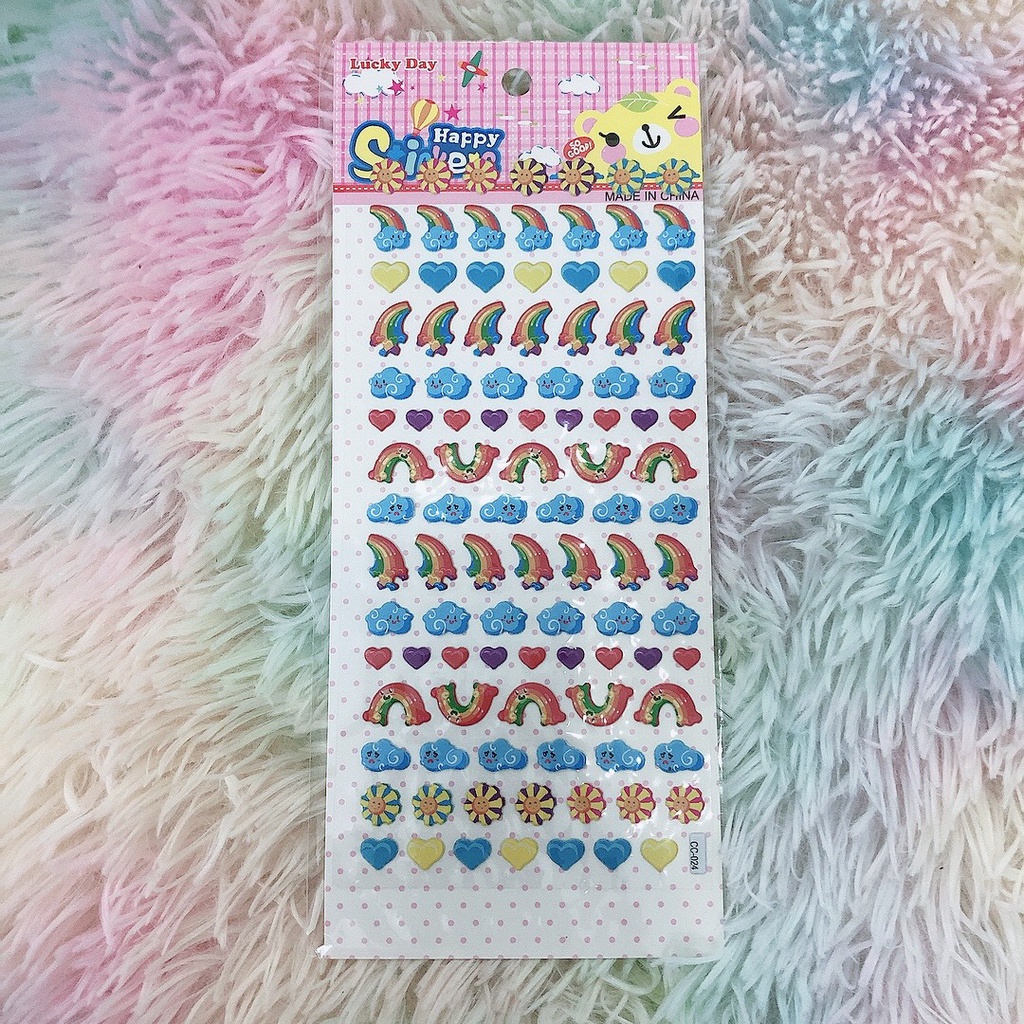 Sticker 3D, sticker cho doll, hình dán búp bê dễ thương