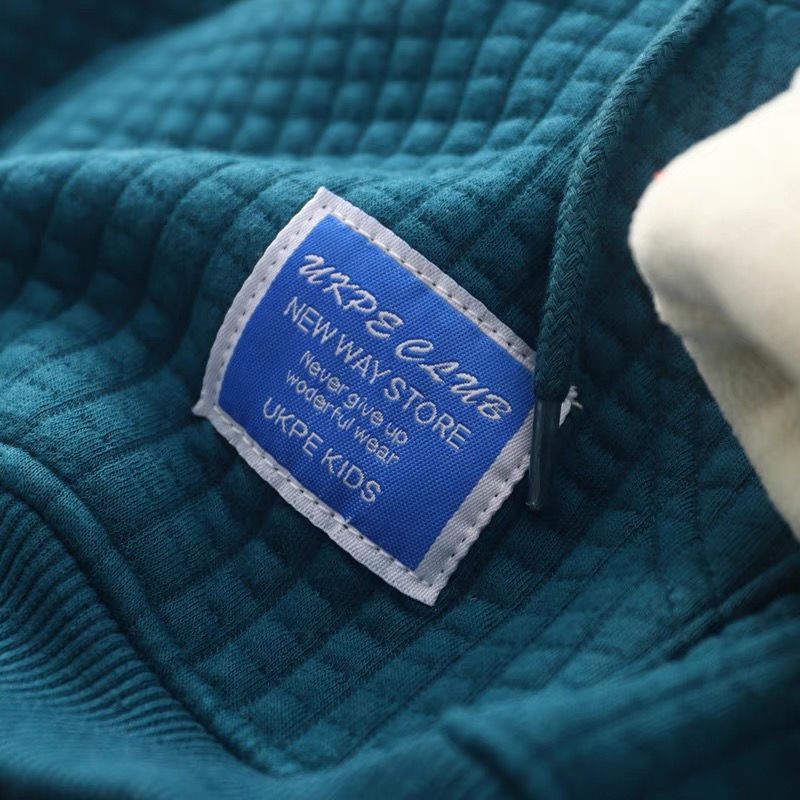 Áo Hoodie Lót Lông Cừu Cỡ Vừa Thêu Họa Tiết Thời Trang Thu Đông Mới Cho Bé Trai