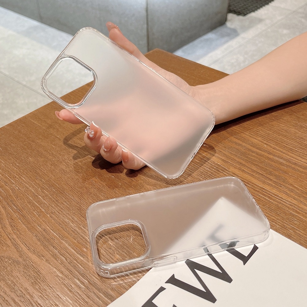Ốp Điện Thoại Nhám Đơn Giản Cho iphone 15 pro max 14 / 14pro / 14promax plus / 13 12 11 pro max