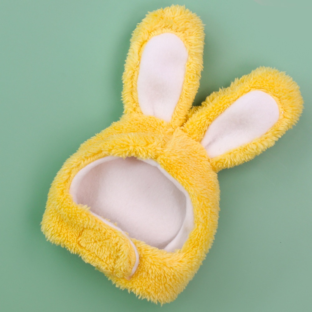 Mũ Tai Thỏ Bằng Lông Nhung Dễ Thương Xinh Xắn Dành Cho Thú Cưng