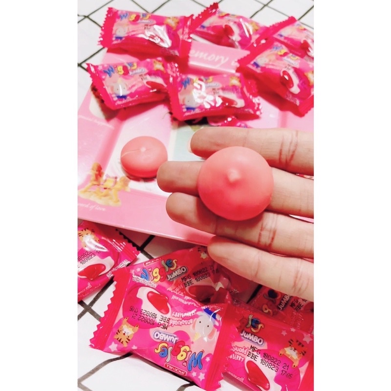 Kẹo Wiggles Jumbo Có Nhân Thái Lan Gói 144g