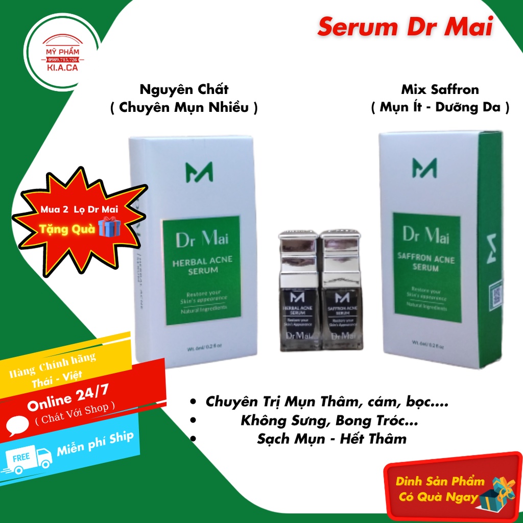 Dr Mai, Dr Mai sạch mụn, hết thâm - sản phẩm chính hãng
