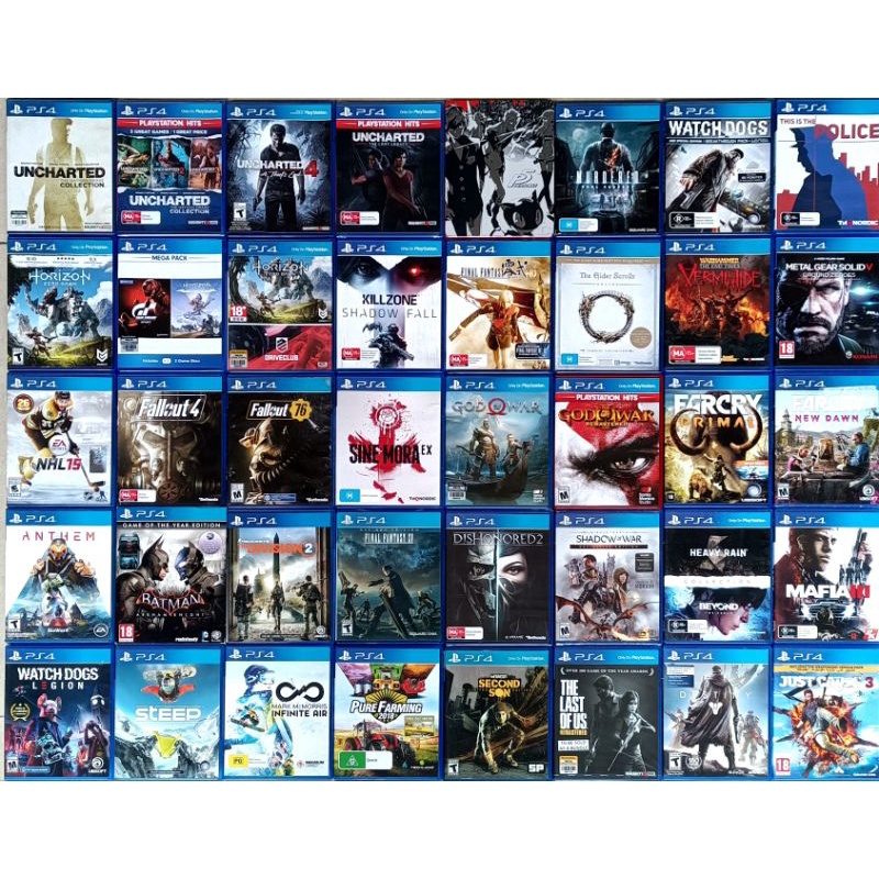 Tổng Hợp Đĩa Game PS4 LIKENEW Giá Rẻ Đĩa Đẹp 99% (List 2)