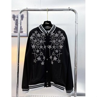 Áo khoác bomber in nhũ ngôi sao siêu hot(ảnh thật)