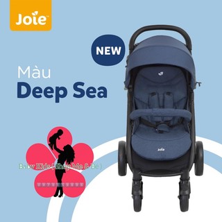 Xe đẩy cho bé sơ sinh đến 5 tuổi, gấp siêu gọn - joie litetrax 4 dlx deep sea