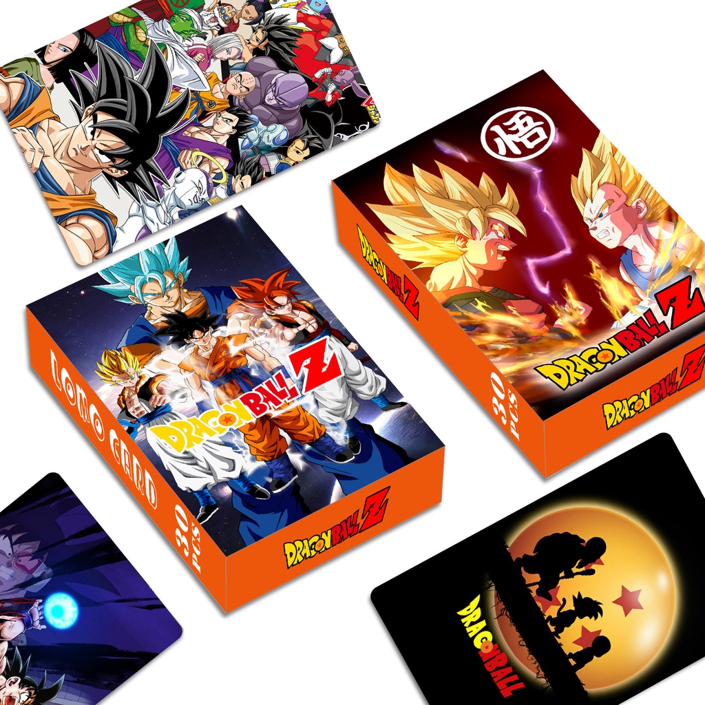 2022 Dragon Ball Z Lomo Card Double-sided Color Printing Photocard Postcard 30pcs/box