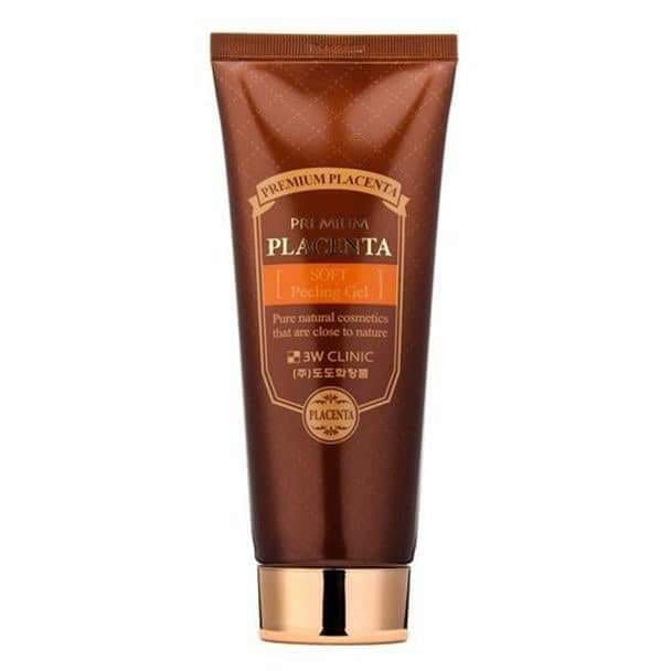 Tuýp tẩy tế bào chết nhau thai cừu Hàn siêu trắng mịn placenta 3w clinic 180ml (cao cấp)