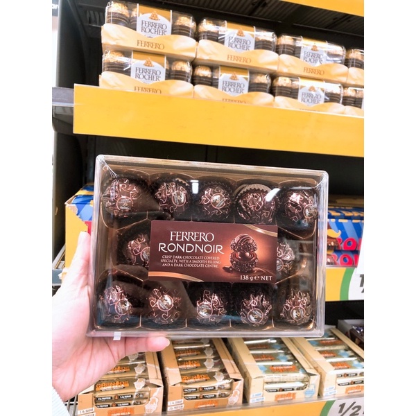 Ferrero rondnoir socola đen nhân hạt phỉ 14v 138gam