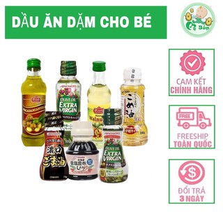 Gia vị ăn dặm , hạt nêm , dầu ăn cho bé ăn dặm 6m+ 2023-2024