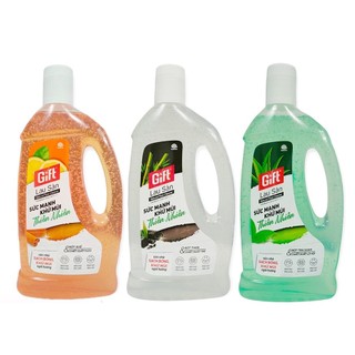 Nước lau sàn thiên nhiên Gift 1l hương trà xanh lô hội/ than tre/ quế chanh Yuzu