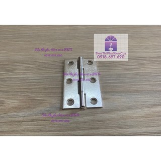 Bản lề lá inox cửa tủ 60mm