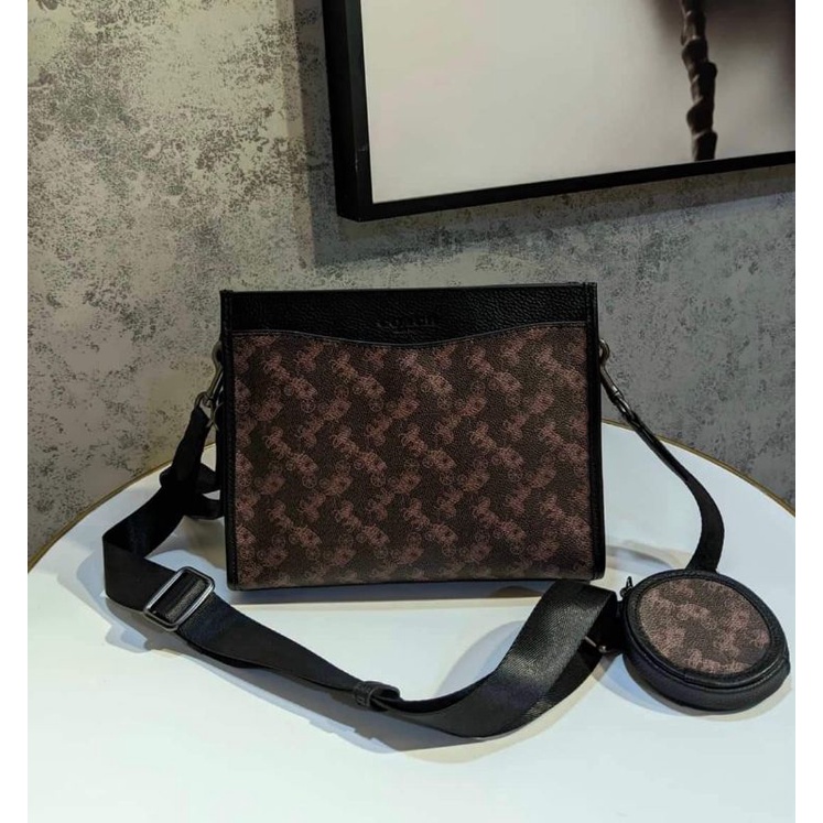 Túi c0ach da mịn cực sang