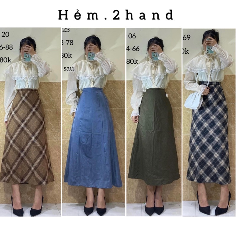 Chân váy dài 2hand