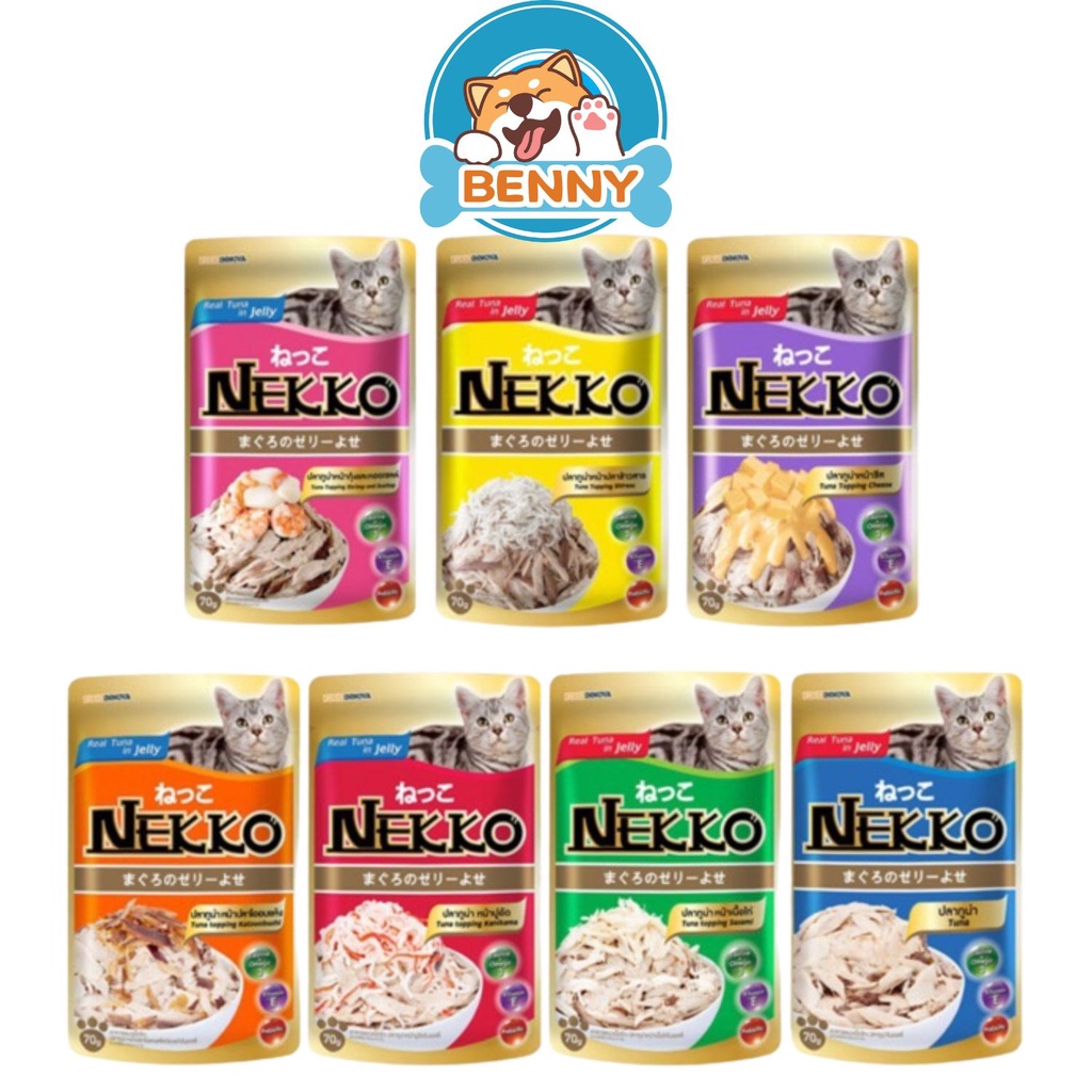 Pate Mèo NEKKO - Gói 70G nhập khẩu Thái Lan